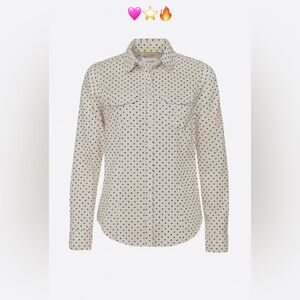 American Eagle Polka Dot Button-Up Blouse 👚✨ Classic • Cute • Everyday Style